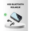 Ayna Ekranlı Bluetooth 5.1 Kablosuz Kulaklık – 3500 mAh Şarj Kutusu, Suya Dayanıklı