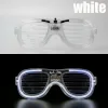 Beyaz Led Işıklı Parti Gözlüğü - Neon 3 Modlu