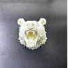 Beyaz Renk 3D Ayı Başı Duvar Dekoru