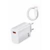 Beyaz Ultra Plus Hızlı Şarj Seti Şarj Adaptörü ve Kablosu 67W