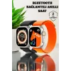Bluetooth Bağlantılı 49MM Dokunmatik Akıllı Saat Sağlık ve Spor Takip Özellikli
