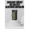 Bluetooth Hoparlör Yüksek Ses Kaliteli Büyük Boy Çift Çıkışlı Ses Bombası