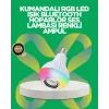 Bluetooth Hoparlörlü LED Ampul – 12W Enerji Tasarruflu