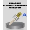 Bluetooth Karaoke Mikrofon Şarjlı Uzun Pil Ömürlü Çok Fonksiyonlu