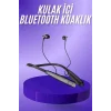 Bluetooth Kulaklık Şarj Göstergeli 100 Saat Şarj Kapasiteli Sporcu Kulaklık