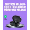 Bluetooth Kulaklık TWS Yüksek Ses Kaliteli Kesintisiz Dijital Göstergeli Kulaklık