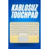 Bluetooth Touchpad Klavye Ultra İnce Taşınabilir Q Klavye