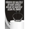 Boyun Bantlı Kulak İçi Kablolu Yüksek Ses Kaliteli Bluetooth Kulaklık