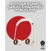 Boyuna Asılan Taşınabilir Küçük Fan | Turbo Motor, 5 Kanat, Katlanabilir Gövde