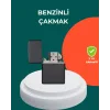 Çakmak Parlak Siyah Doldurulabilir Hedyelik Eşya