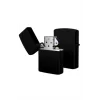 Çakmak Parlak Siyah Zippo Benzinli Çakmak Cep Boy Doldurulabilir