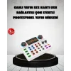 Canlı Yayın ve Karaoke İçin Profesyonel Ses Kartı Bluetooth Destekli