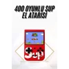 Çocuklara Özel Taşınabilir Sup El Atarisi 400 Oyunlu Nostaljik Oyun Konsolu