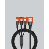 Çoklu USB Şarj Kablosu – 1,2m Hızlı Şarj, 3A Güçlü Akım