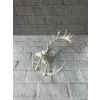 Dekoratif Geyik Başı Heykel 25 cm Modern Minimal Tasarım