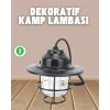 Dekoratif ve Fonksiyonel Taşınabilir Kamp Gece Lambası