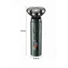 Dijital Göstergeli 3 Başlıklı Tıraş Makinesi Islak Kuru Lazer Öncesi Günlük
