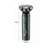 Dijital Göstergeli 3 Başlıklı Tıraş Makinesi Islak Kuru Lazer Öncesi Günlük
