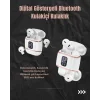 Dijital Göstergeli Bluetooth Kulakiçi Kulaklık – 4’lü Paket, Gürültü Engellemeli