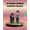 Dijital Göstergeli Bluetooth Kulaklık – Klipsli ve Şık Tasarım