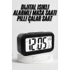 Dijital Masa Saati Termometre Takvim Led Ekran Pilli Ev Ofis Masası