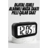 Dijital Masa Saati Termometre Takvim Led Ekran Pilli Ev Ofis Masası