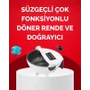 Döner Mekanizmalı Sebze Doğrayıcı Hazneli Rende