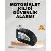Ekonomik Alarm Disk Kilidi Motosiklet Scooter Bisiklet Güvenlik