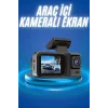 Ekranlı Sürüş Kaydedici DVR Ön ve Arka Kameralı Full HD Çözünürlüklü