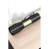 El Feneri Led USB Şarjlı Zoom Mini Led Işık Acil Durum Feneri