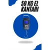 El Kantarı Dijital El Terazisi 50 Kg Kapasiteli LCD Ekranlı