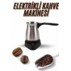 Elektrikli Cezve 800 Watt Paslanmaz Çelik Türk Kahve Makinesi Saplı