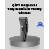 Erkek Tıraş Makinesi Kablosuz Kuru Tıraş Folyo Başlık Yıkanabilir Gövde