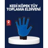 Evcil Hayvan Tüy Toplama ve Masaj Eldiveni – Köpek ve Kedi Tüy Dökülme Önleyici Bakım Eldiveni