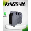 Fanlı Elektrikli Isıtıcı Termostatlı Güvenli Yanmaz Plastik Gövde