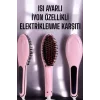 Fön Tarağı Saç Düzleştirici Sıkı Dişli Isı Ayarlı Elektriklenme Karşıtı