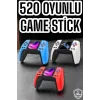 Game Stick Oyun Konsolu 520 Oyunlu Retro Oyunlu Led Ekran