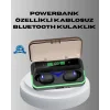 Gaming Bluetooth Kulaklık 800mAh Powerbank Düşük Gecikmeli