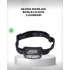 Gece Balıkçılığı İçin Ultra Parlak Şarjlı Kafa Lambası | 4 Işık Modu + USB Şarj