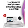 Gece Görüşlü Bebek Kamerası Ninni ve Alarm Özellikli