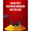 Geniş Frekans Aralıklı Bluetooth Kulak Üstü Kulaklık