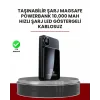 Gerçek Zamanlı Güç Göstergeli Manyetik USB-C Taşınabilir Powerbank