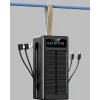 Güneş Enerjili Powerbank Dijital Göstergeli Taşınabilir Güç Kaynağı