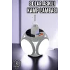 Güneş Enerjili Solar Aydınlatma Kamp Çadır Lambası Şarjlı Ampül Led Şarjlı El Feneri Işıldak