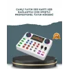 Gürültü Engelleme Özellikli Canlı Yayın Ses Kartı