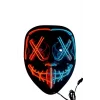 Hallowen Parti Maskesi Neon Led Işıklı Maske 3 Modlu Cadılar Bayramı Maskesi