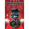 İkili Set Akıllı Saat Ve Bluetooth Kulaklık Kablosuz Uzun Pil Ömrü Spor Modları