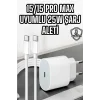 İOS Uyumlu Type-C Girişli Hızlı Şarj 15/15 Pro Max Adaptör ve Kablosu