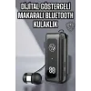 Kablolu Makaralı Bluetooth Kulaklık Uzun Pil Ömrü Dijital Göstergeli