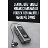 Kablolu Makaralı Bluetooth Kulaklık Uzun Pil Ömrü Dijital Göstergeli